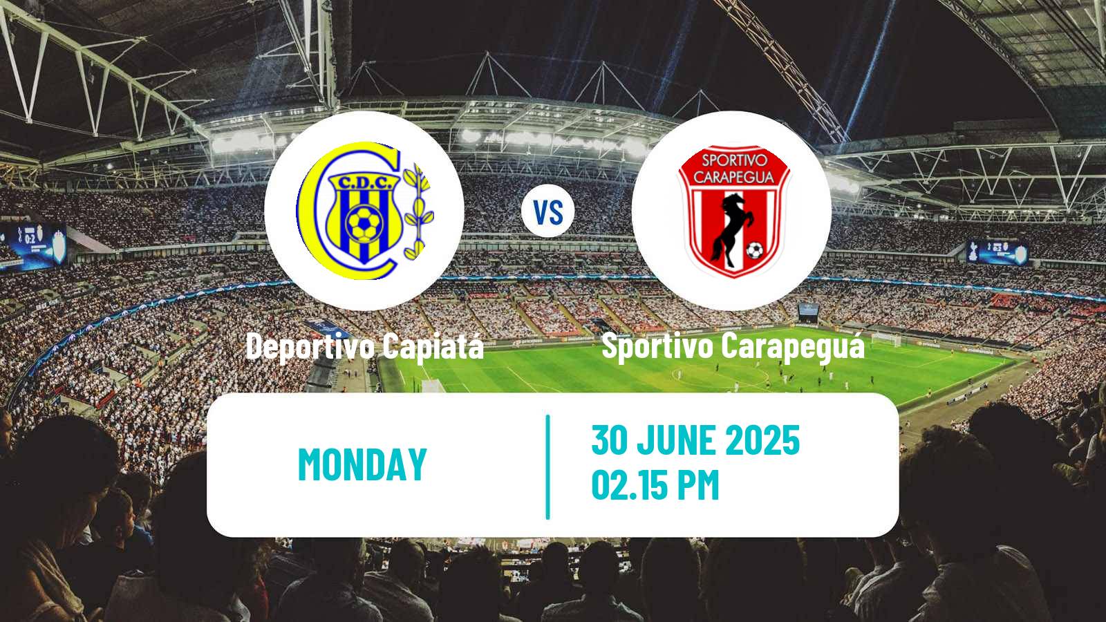Soccer Paraguayan Division Intermedia Deportivo Capiatá - Sportivo Carapeguá
