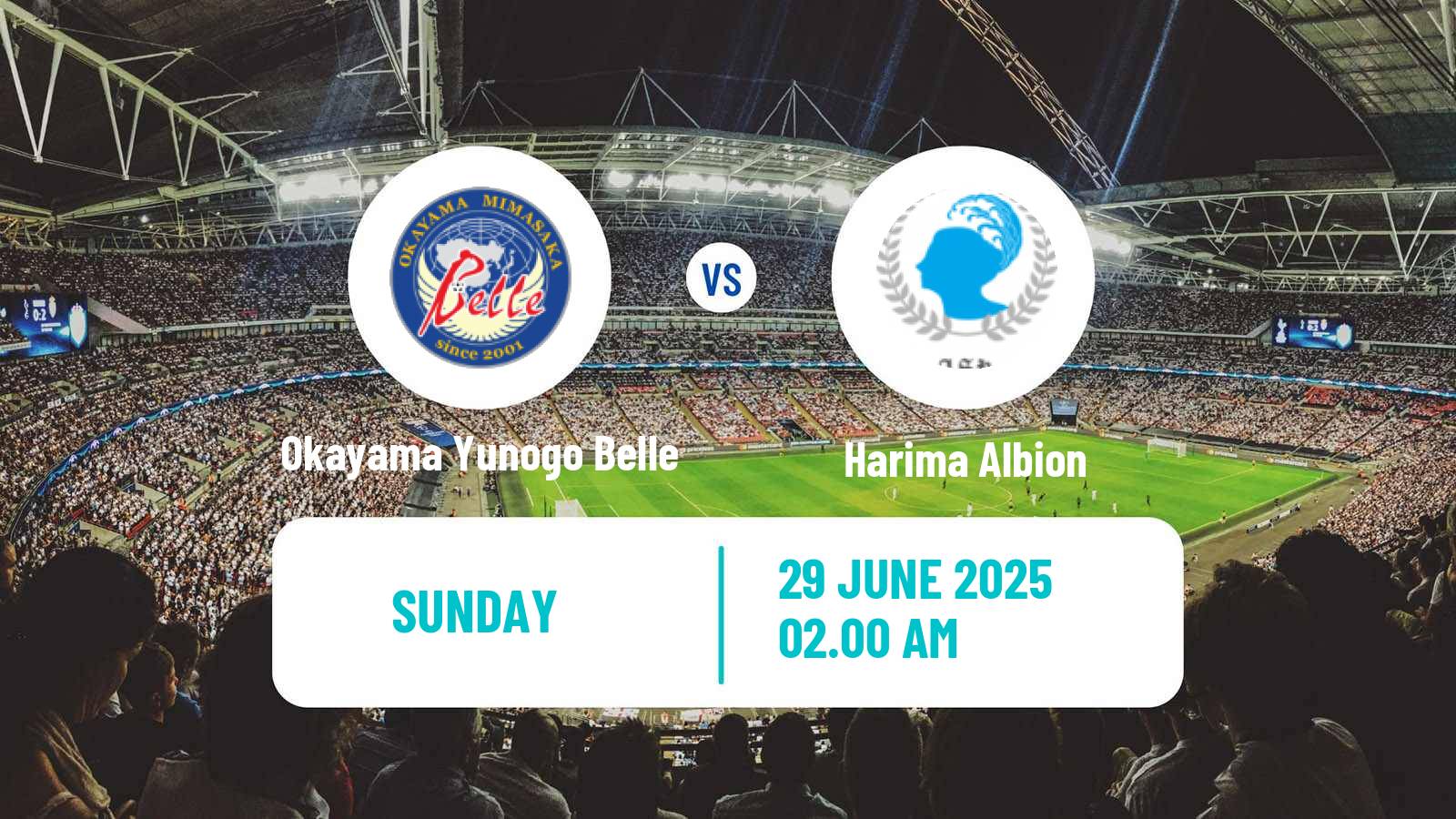 Soccer Japan Nadeshiko League Women Okayama Yunogo Belle - Harima Albion