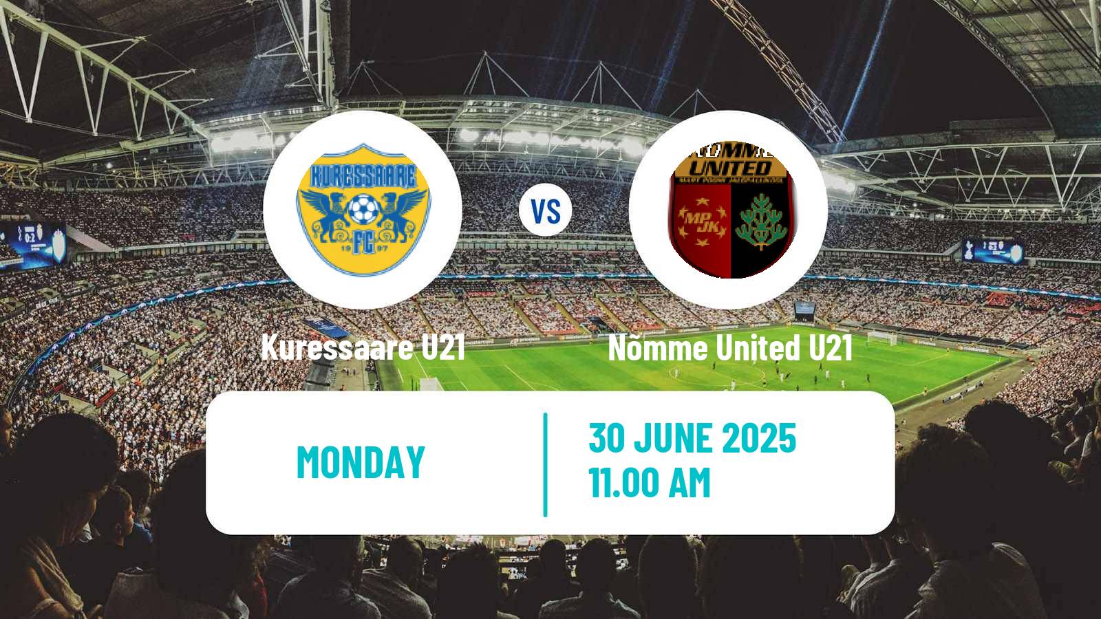 Soccer Estonian Esiliiga B Kuressaare U21 - Nõmme United U21