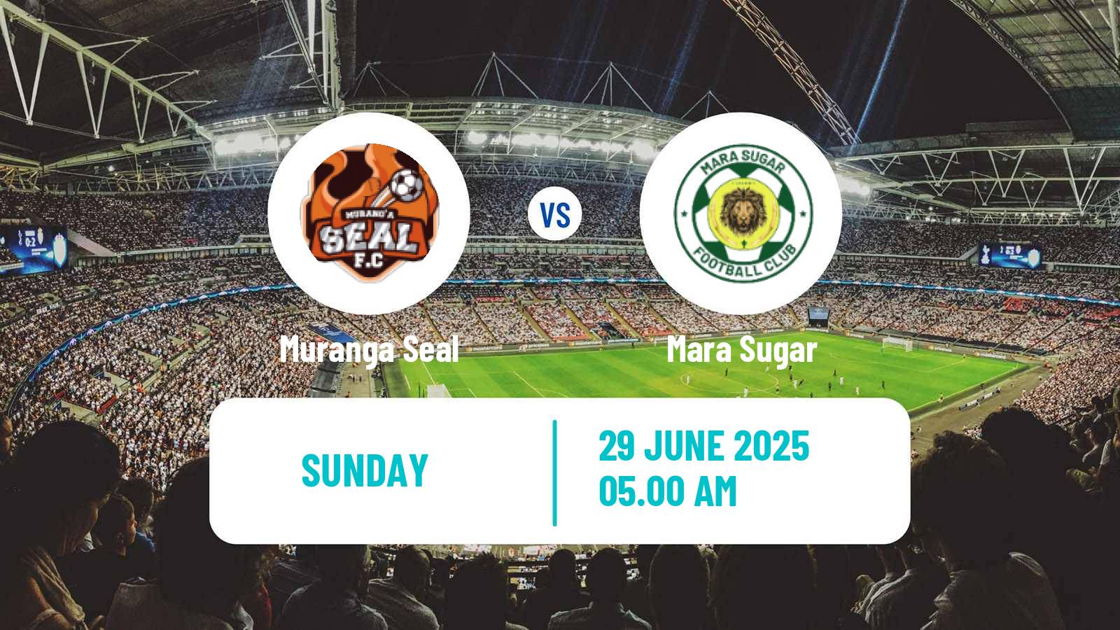 Soccer Kenyan Shield Cup Muranga Seal - Mara Sugar