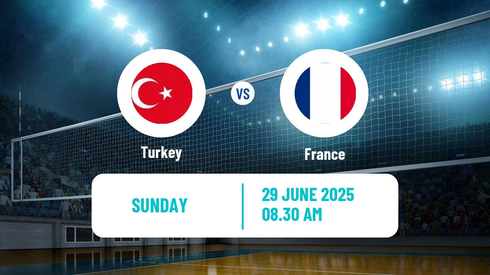 Volleyball Nations League Volleyball Turkey - France