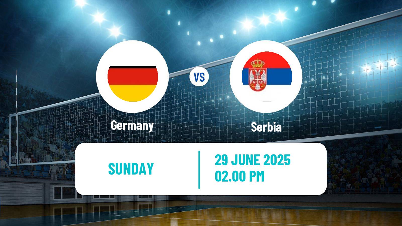 Volleyball Nations League Volleyball Germany - Serbia