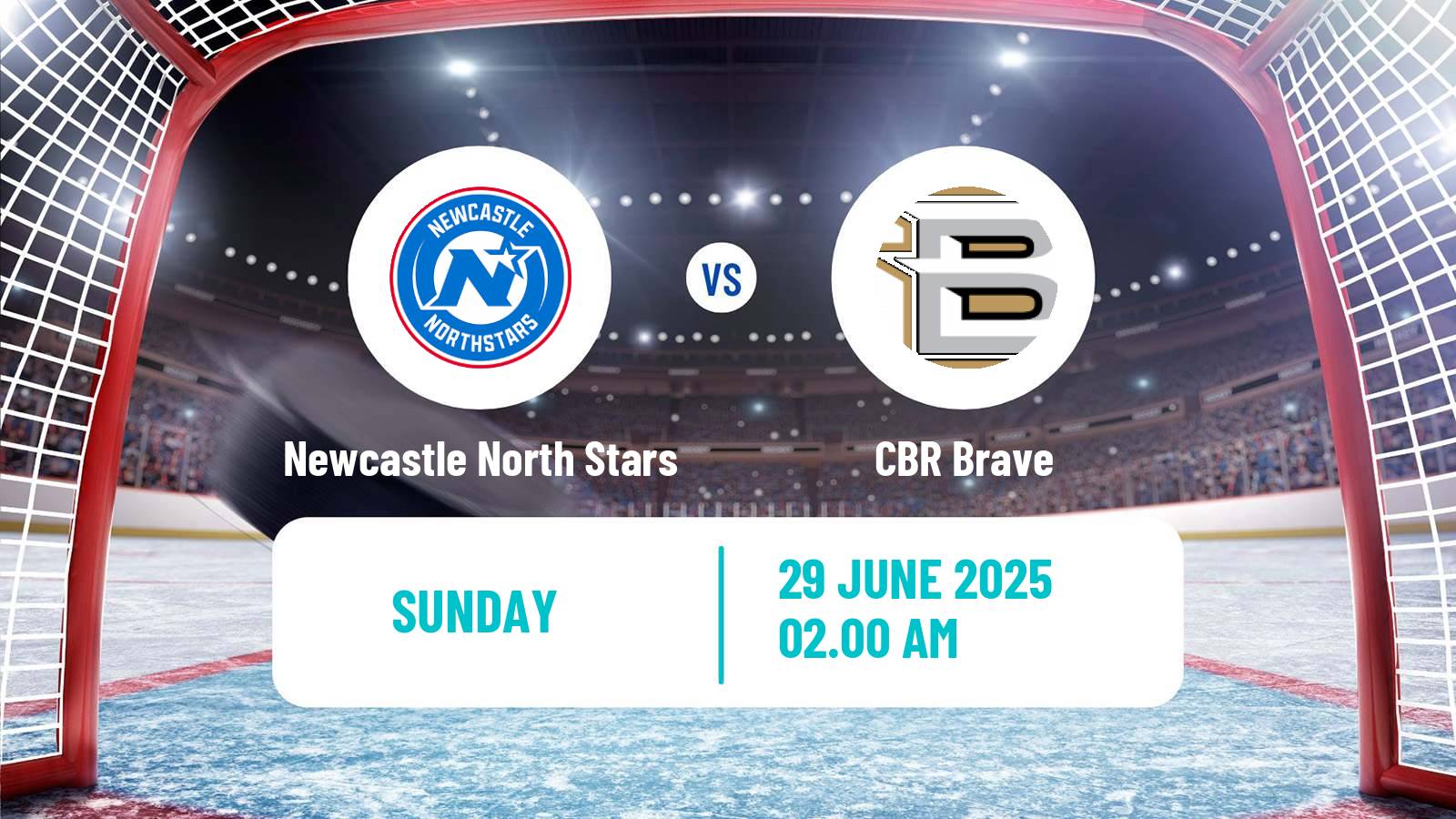 Hockey Australian Ice Hockey League Newcastle North Stars - CBR Brave