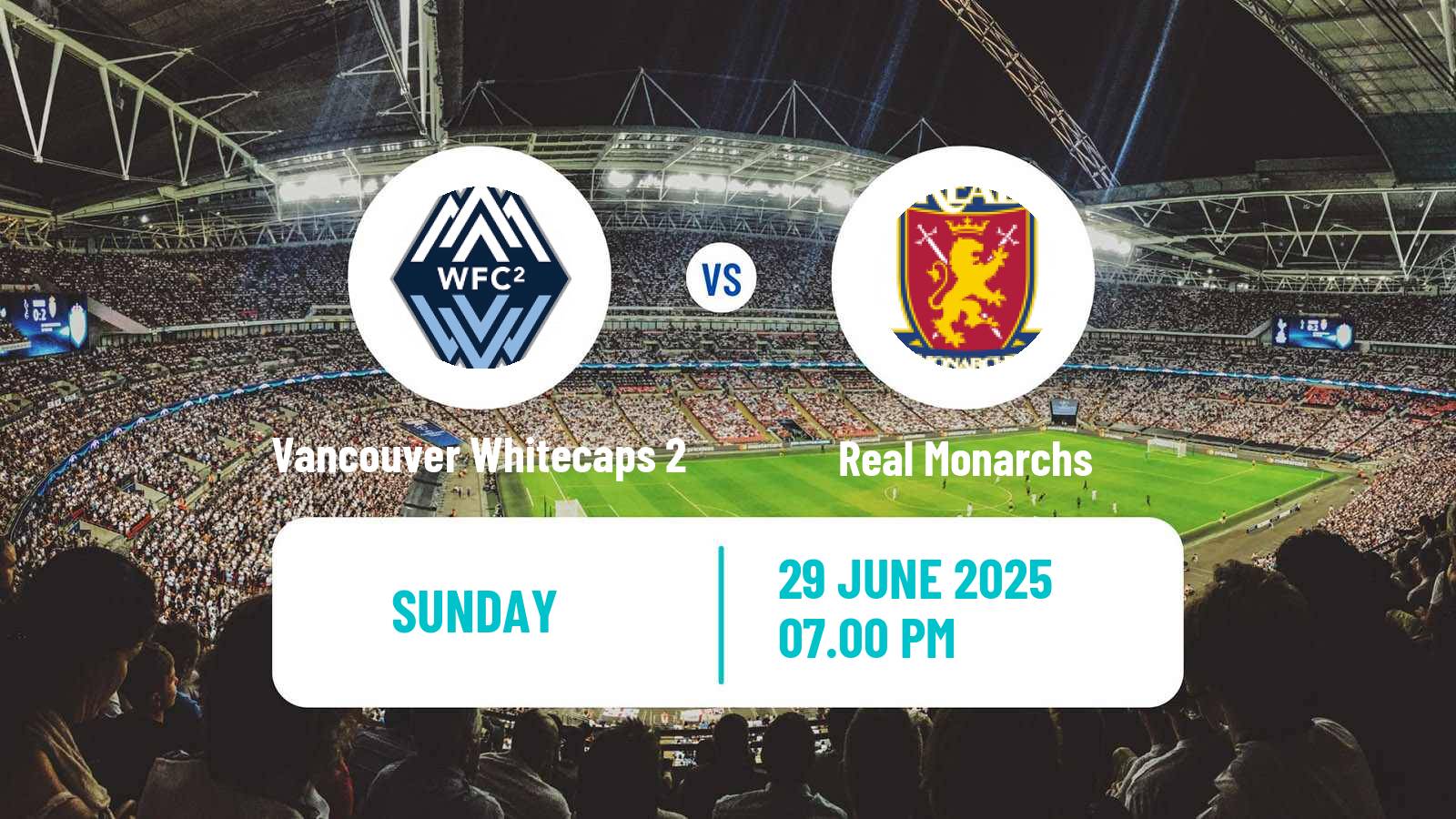 Soccer MLS Next Pro Vancouver Whitecaps 2 - Real Monarchs