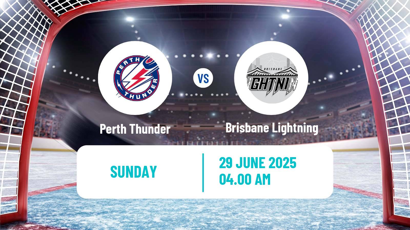 Hockey Australian Ice Hockey League Perth Thunder - Brisbane Lightning