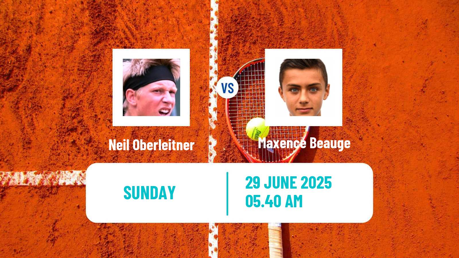 Tennis Troyes Challenger Men Neil Oberleitner - Maxence Beauge