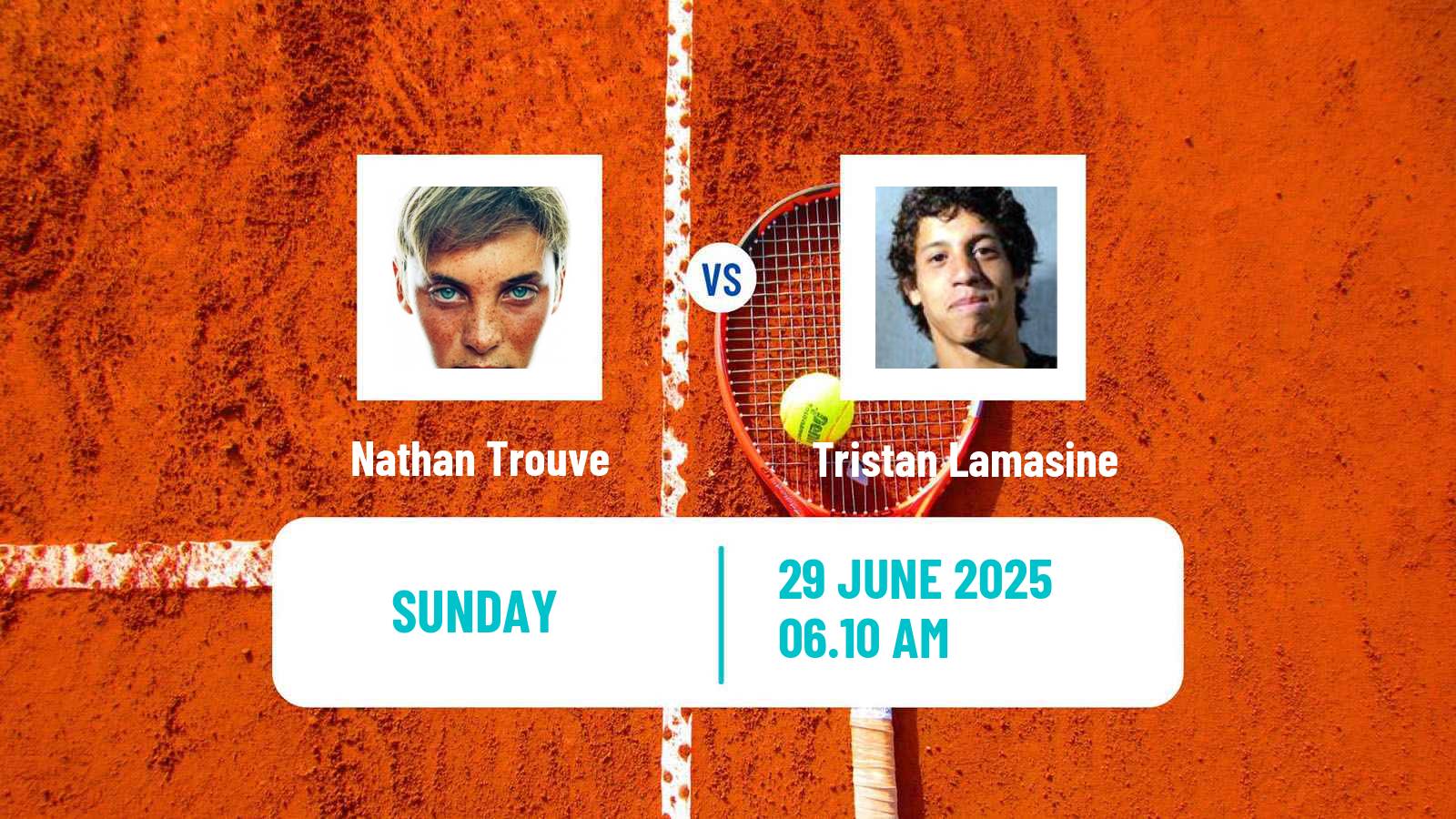 Tennis Troyes Challenger Men Nathan Trouve - Tristan Lamasine