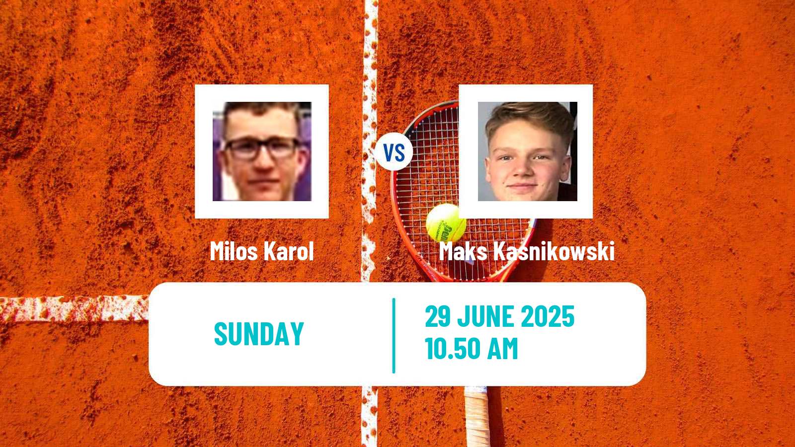 Tennis Modena Challenger Men Milos Karol - Maks Kasnikowski