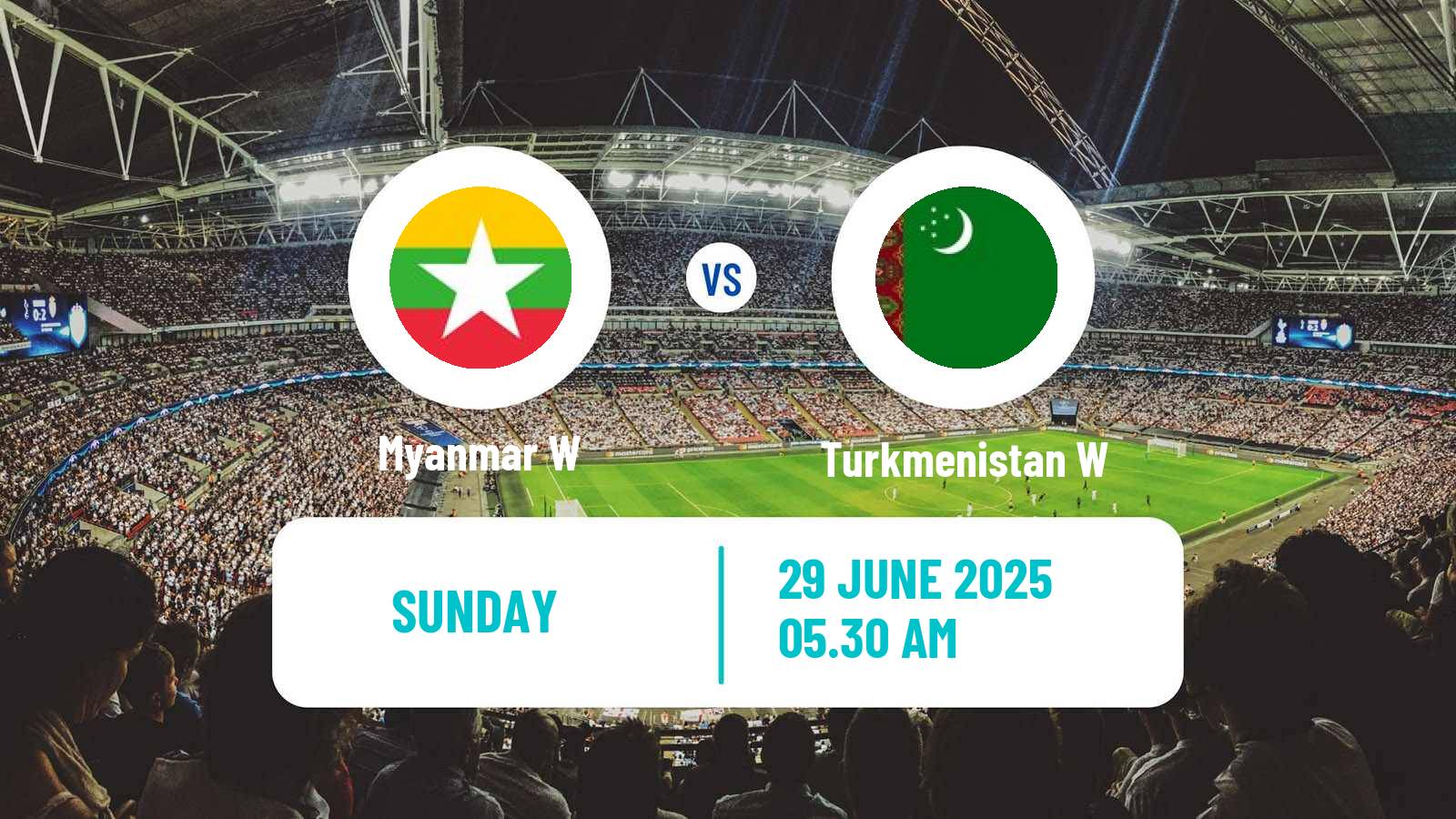 Soccer Asian Cup Women Myanmar W - Turkmenistan W