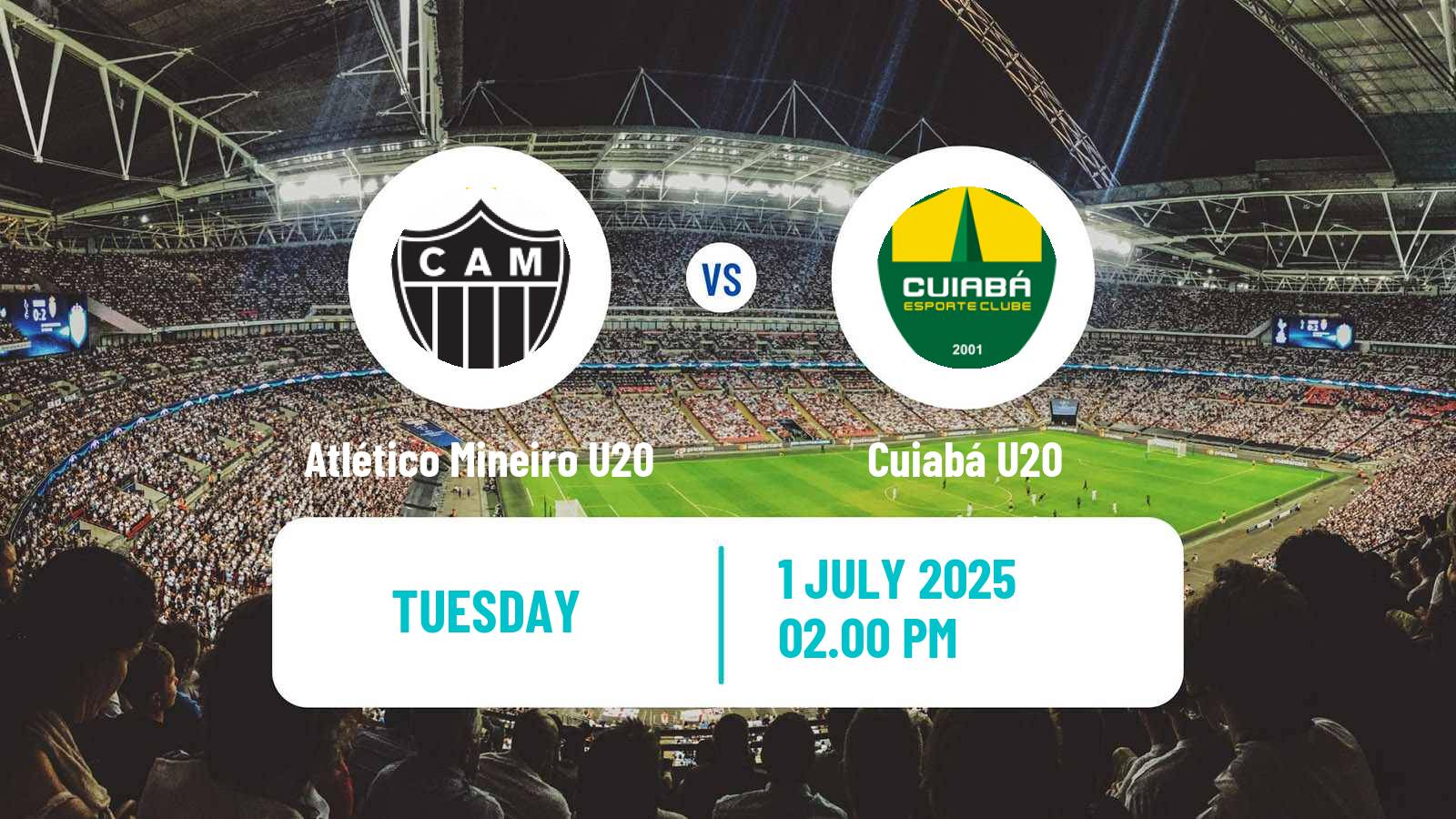 Soccer Brasileiro U20 Atlético Mineiro U20 - Cuiabá U20
