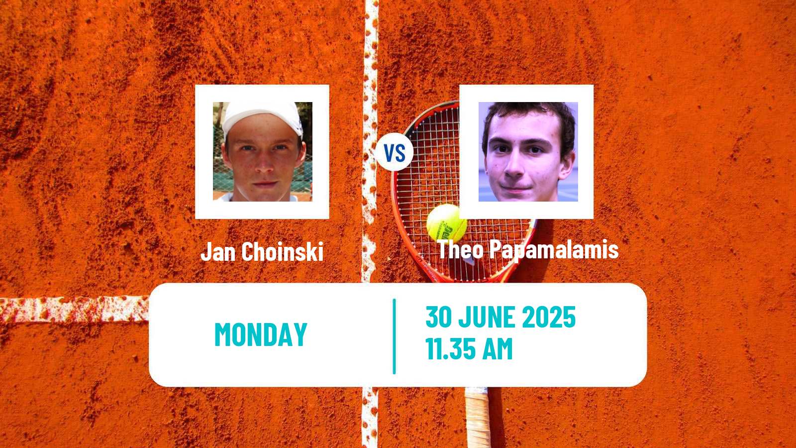 Tennis Troyes Challenger Men Jan Choinski - Theo Papamalamis