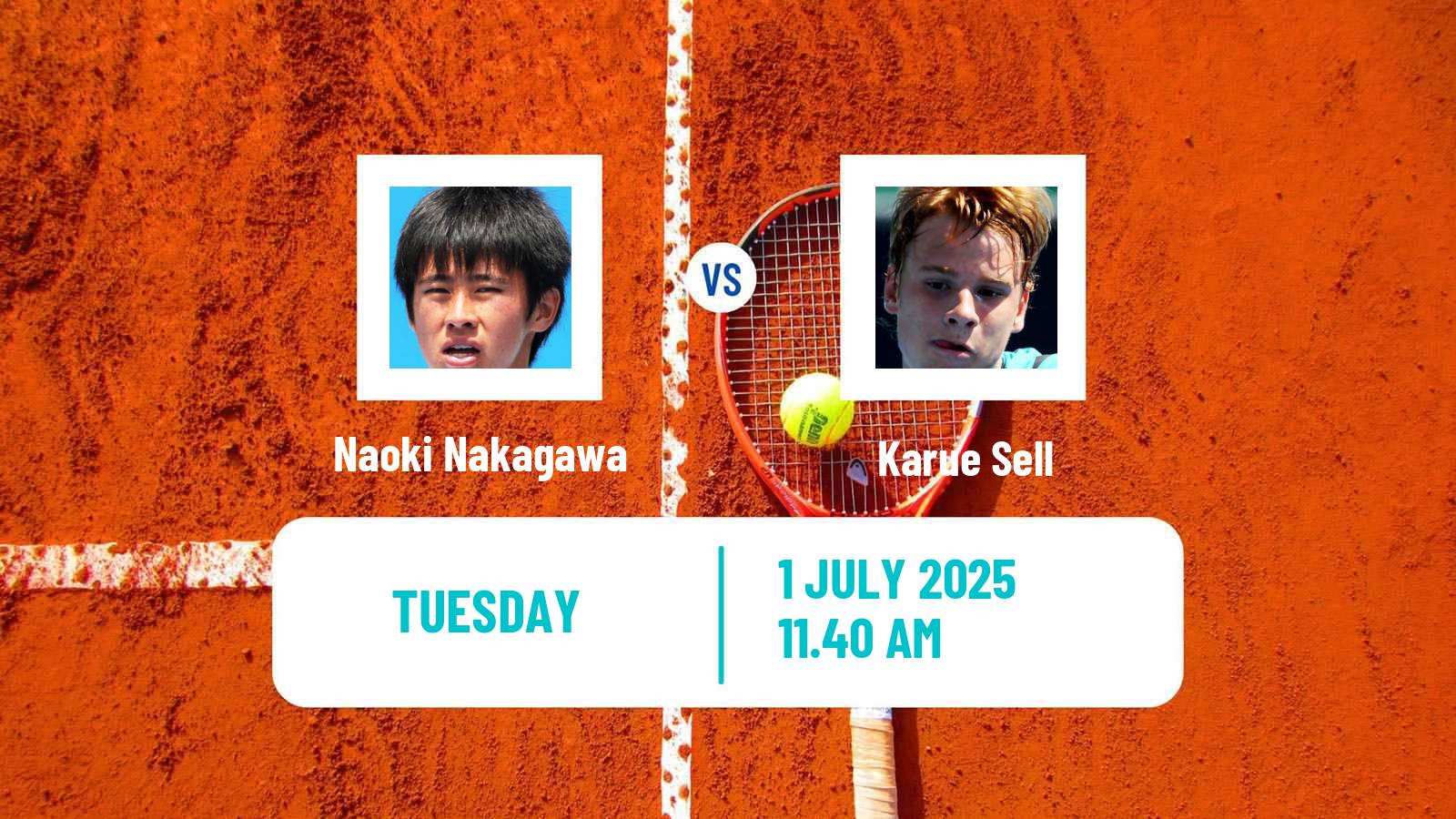 Tennis Cary Challenger Men Naoki Nakagawa - Karue Sell