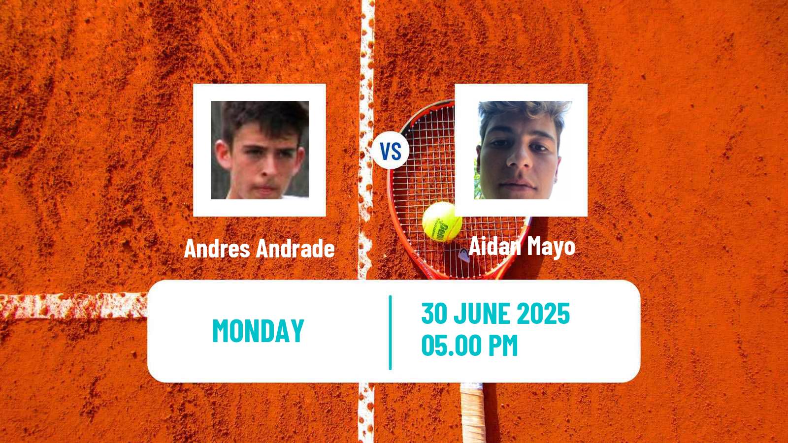Tennis Cary Challenger Men Andres Andrade - Aidan Mayo