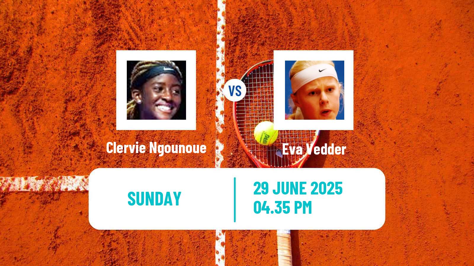 Tennis ITF W50 H Palma Del Rio Women Clervie Ngounoue - Eva Vedder