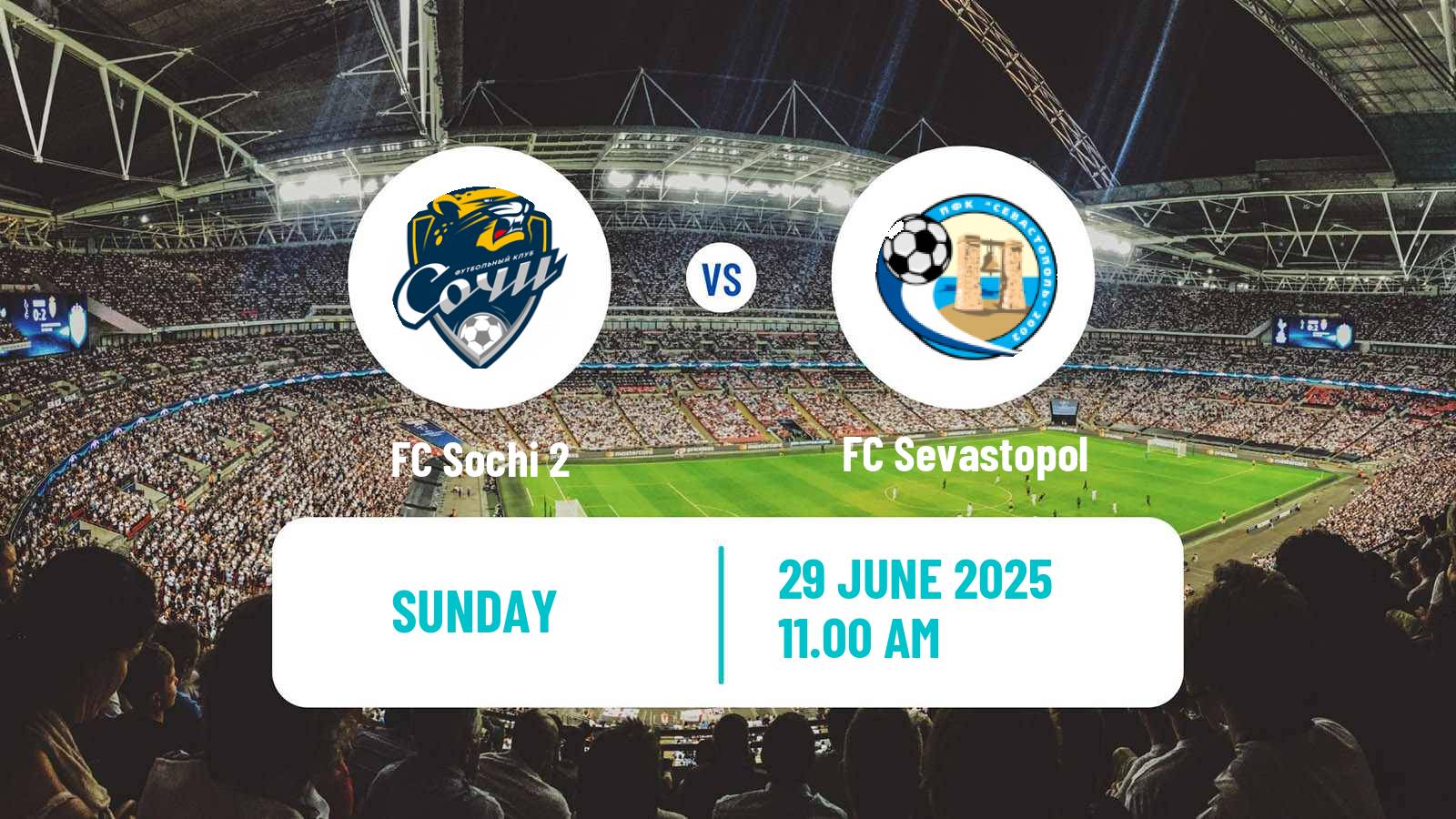 Soccer FNL 2 Division B Group 1 Sochi 2 - FC Sevastopol
