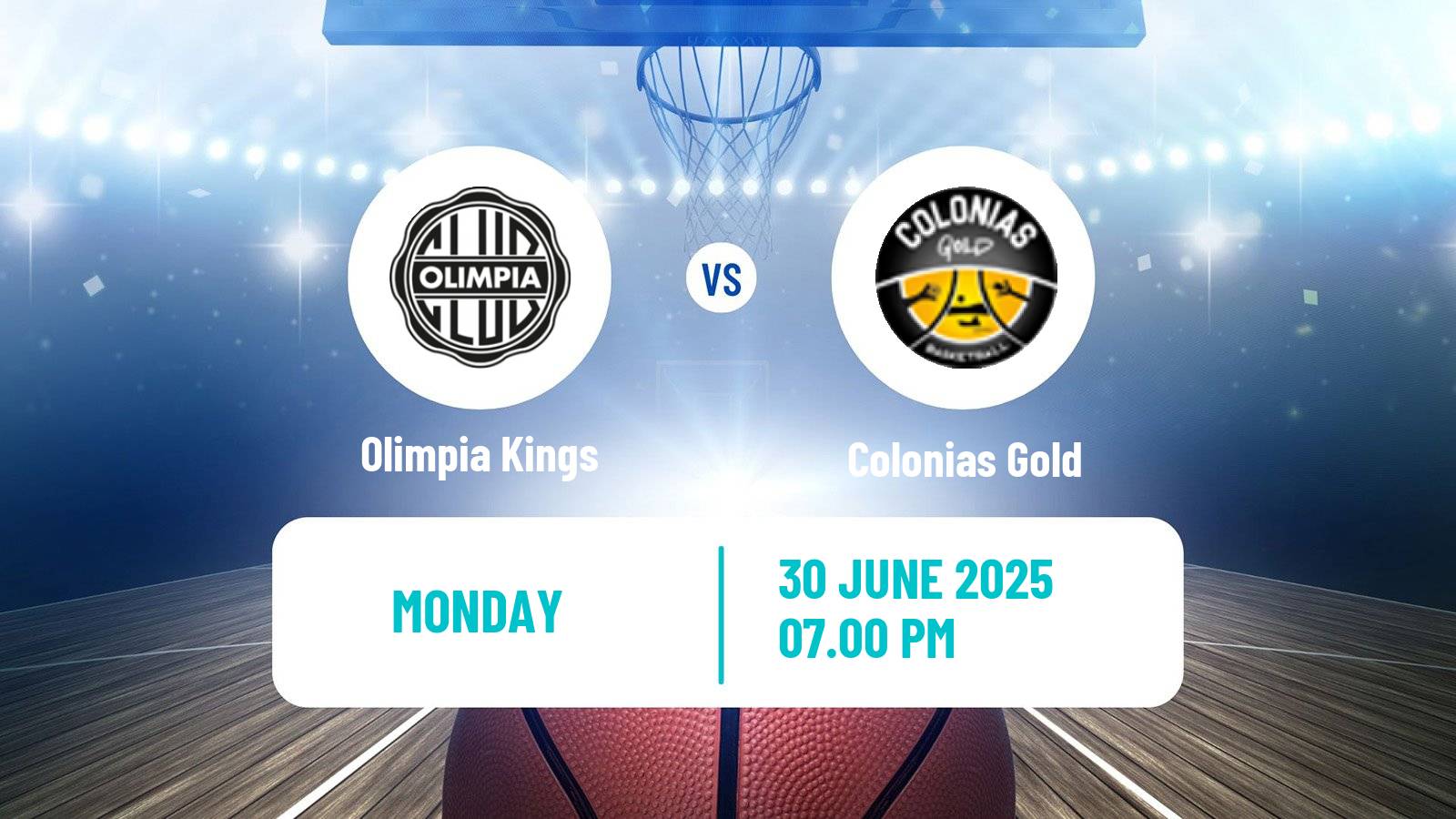 Basketball Paraguayan LNB Basketball Olimpia Kings - Colonias Gold