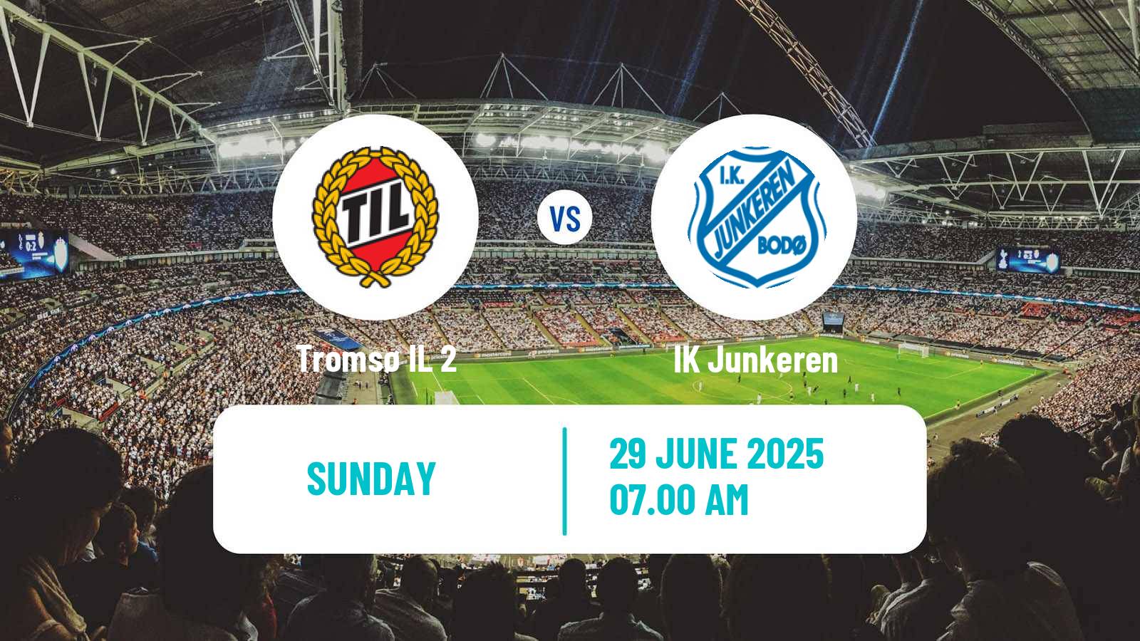 Soccer Norwegian Division 3 - Group 1 Tromsø 2 - Junkeren
