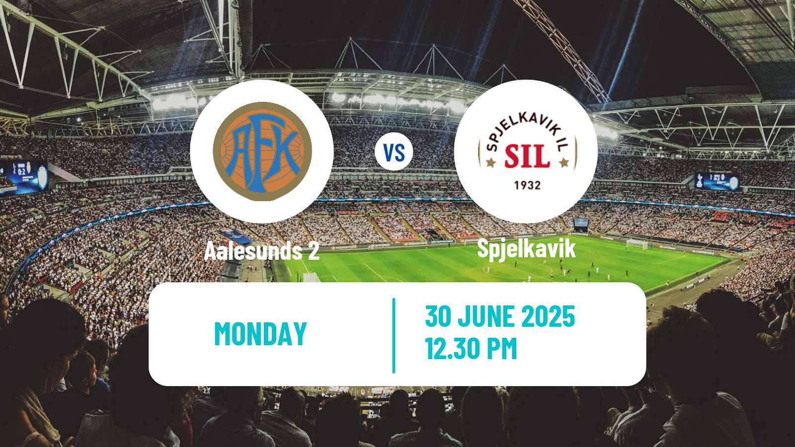 Football Norwegian Division 3 - Group 2 Aalesunds 2 - Spjelkavik