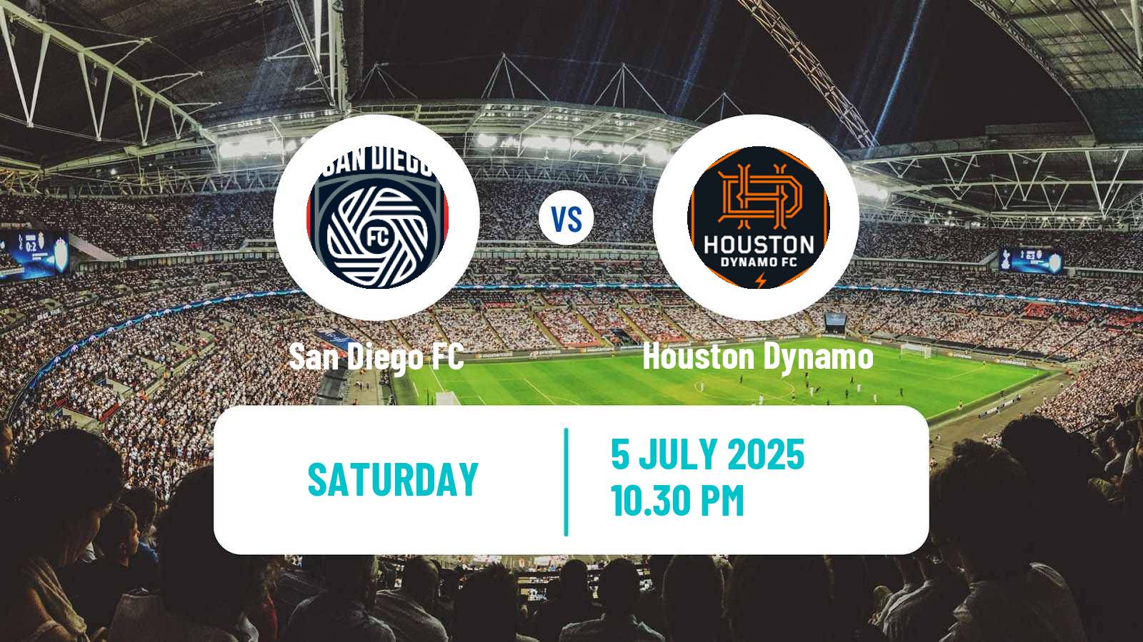Soccer MLS San Diego - Houston Dynamo
