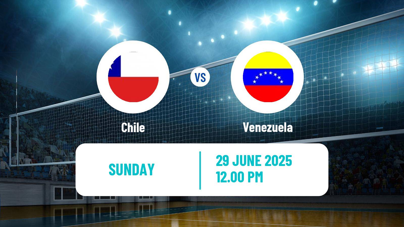 Volleyball Copa America Volleyball Chile - Venezuela