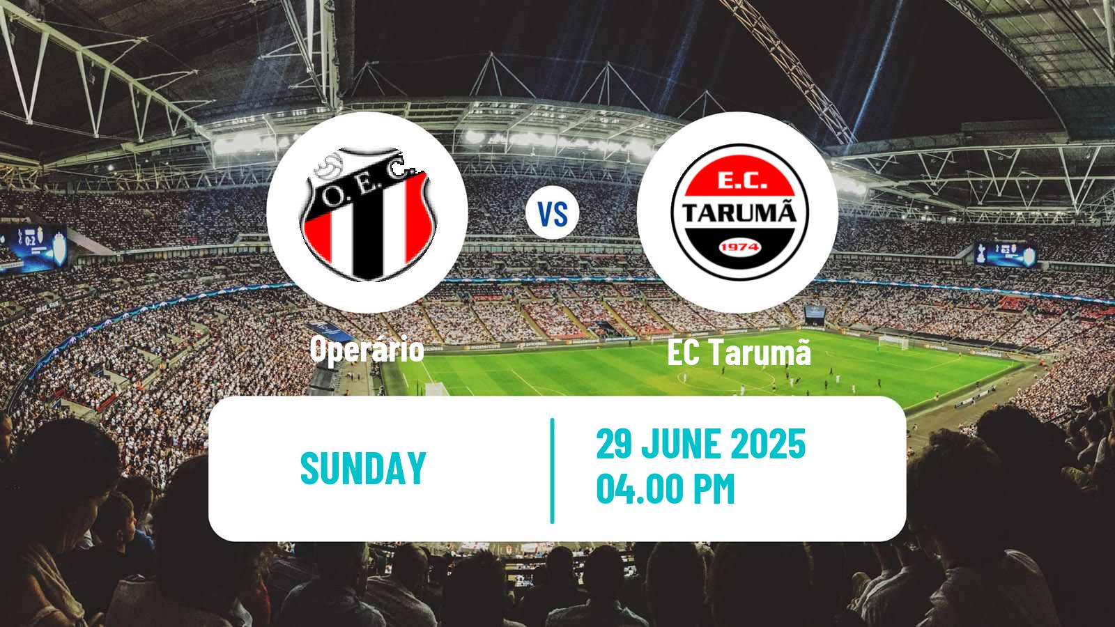 Football Brazilian Amazonense 2 Operário - Tarumã