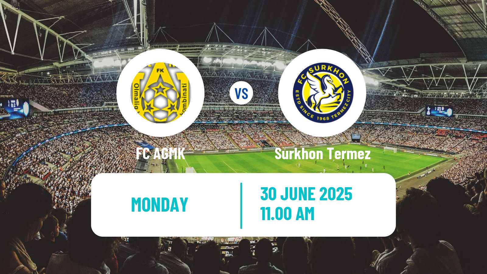 Soccer Uzbek League AGMK - Surkhon Termez