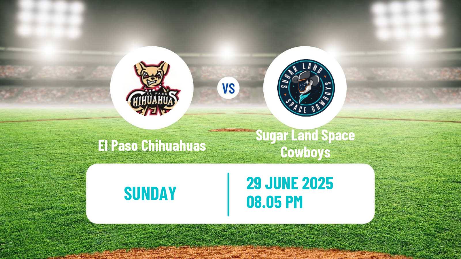 Baseball PCL El Paso Chihuahuas - Sugar Land Space Cowboys