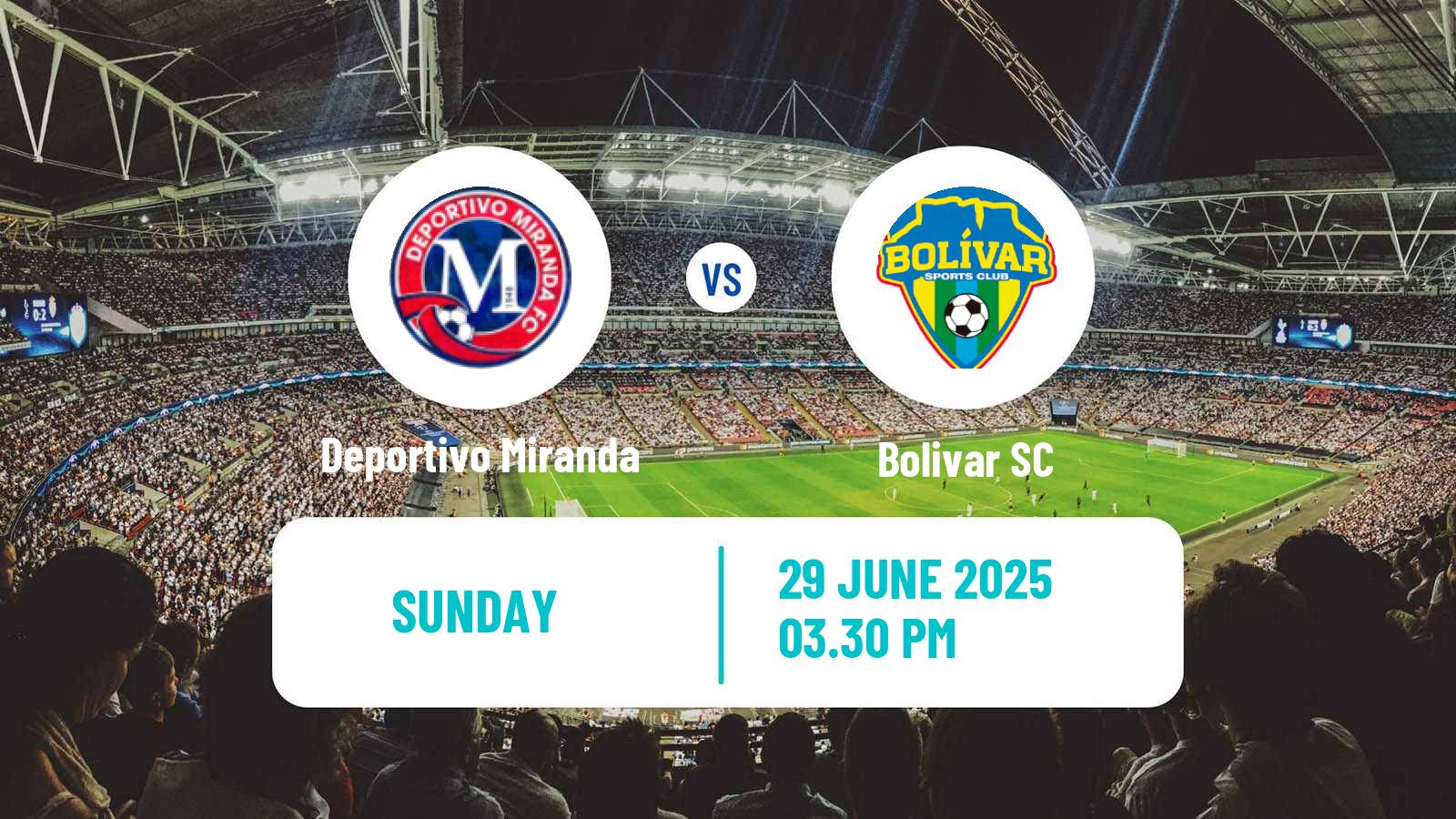 Soccer Venezuelan Segunda Division Deportivo Miranda - Bolivar