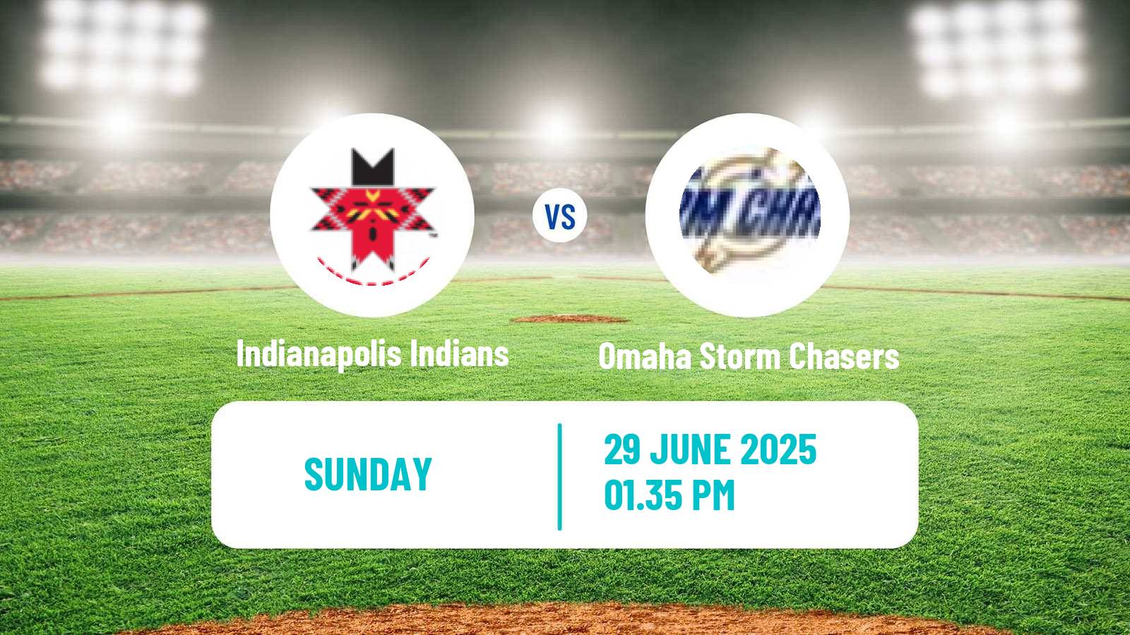 Baseball IL Indianapolis Indians - Omaha Storm Chasers