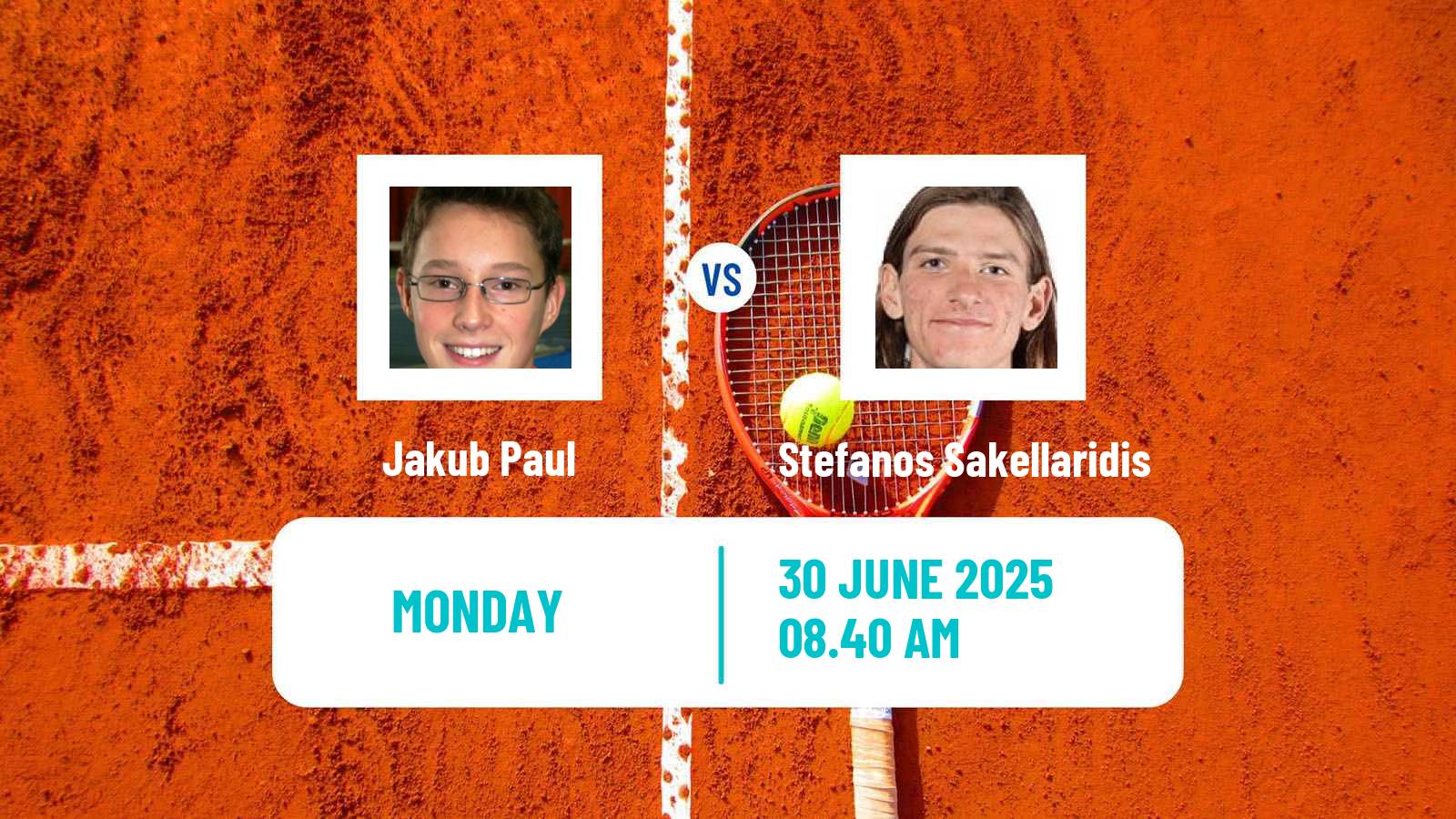 Tennis Modena Challenger Men Jakub Paul - Stefanos Sakellaridis
