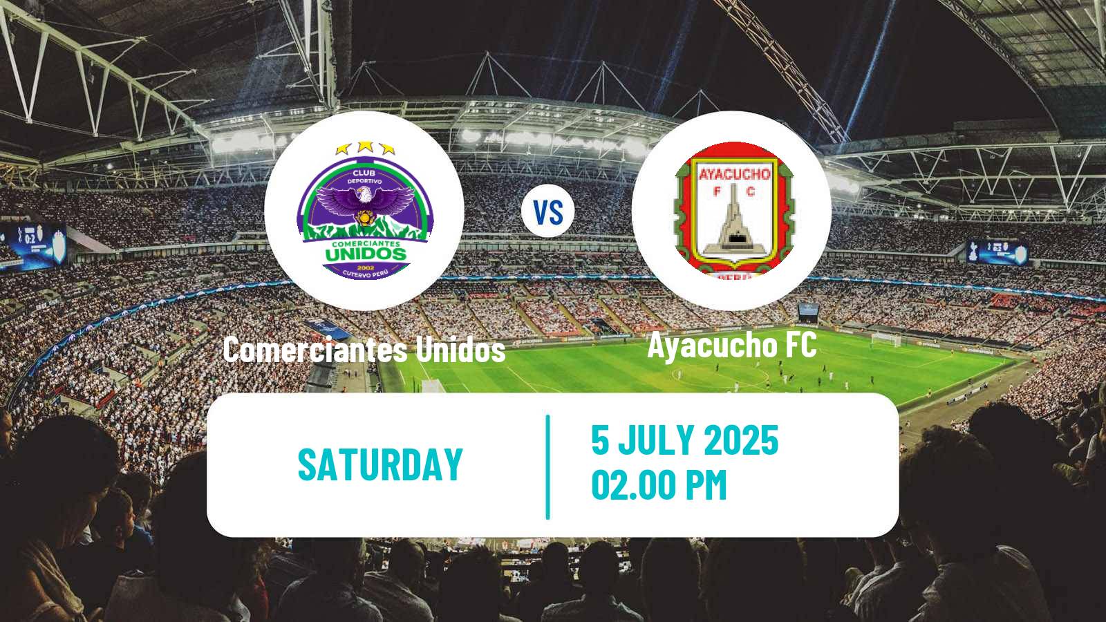 Football Peruvian Liga 1 Comerciantes Unidos - Ayacucho