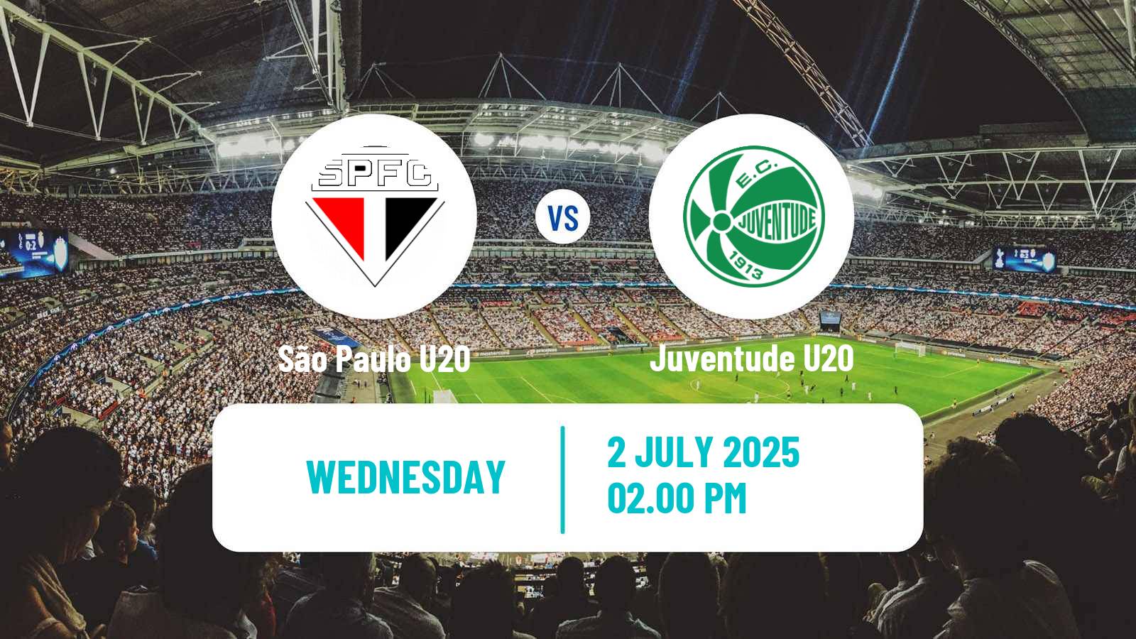 Soccer Brasileiro U20 São Paulo U20 - Juventude U20