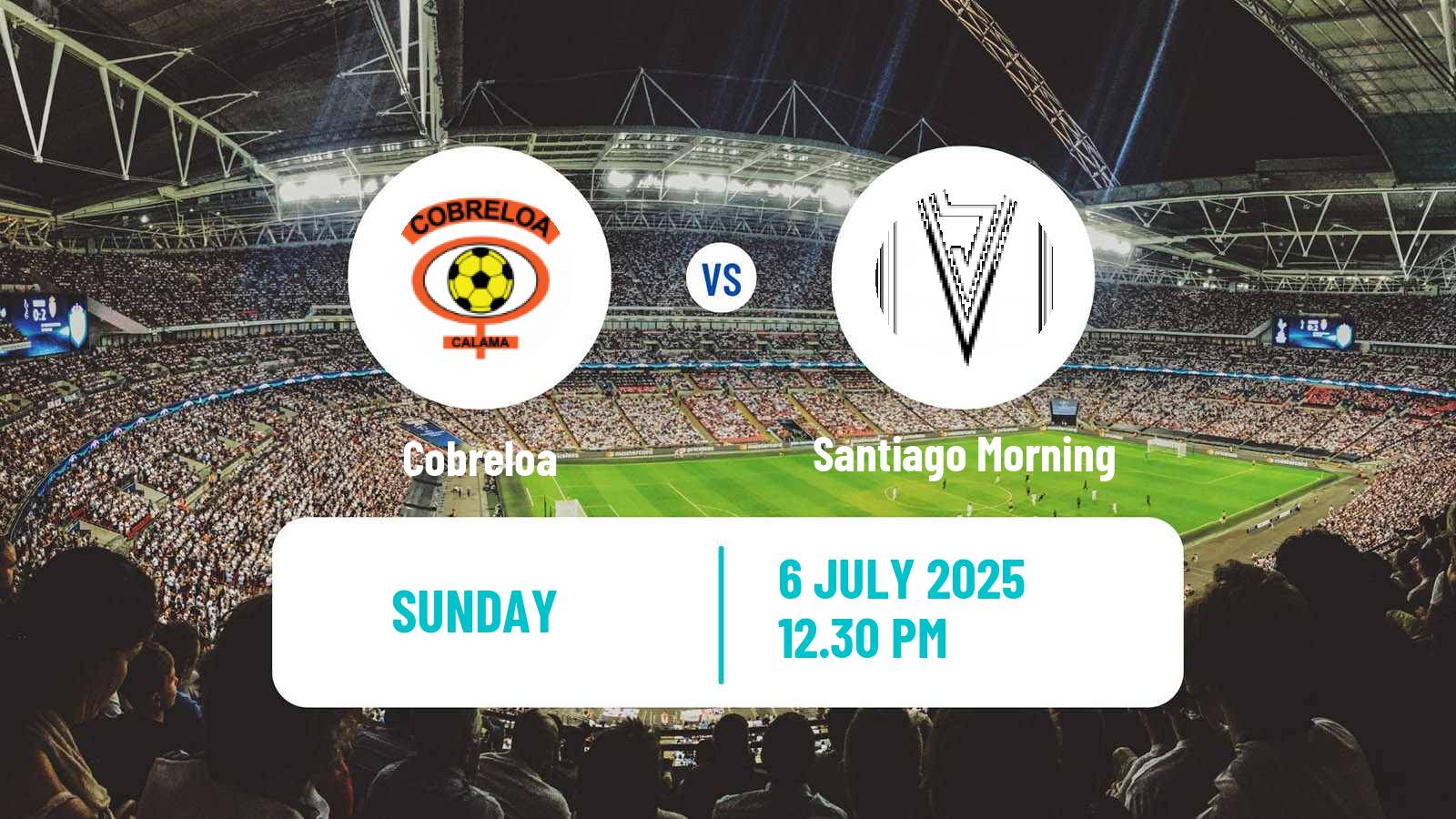 Soccer Chilean Primera B Cobreloa - Santiago Morning