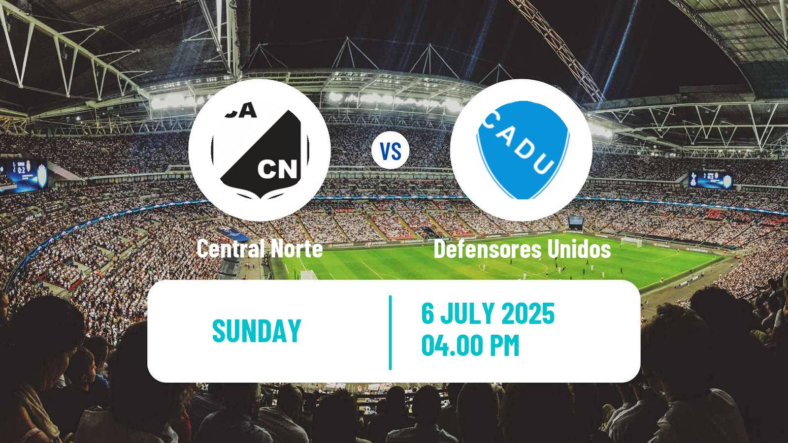 Soccer Argentinian Primera Nacional Central Norte - Defensores Unidos