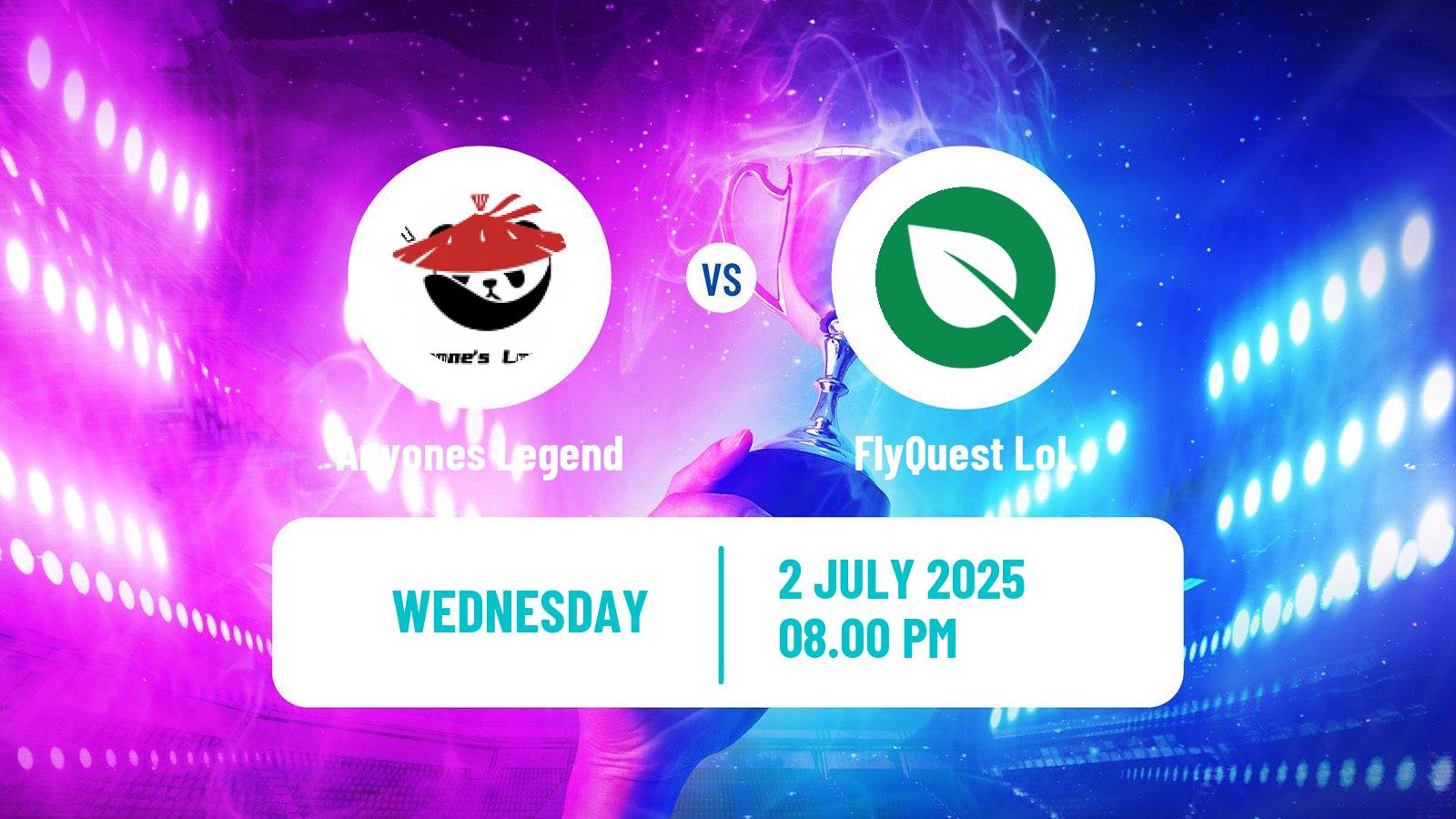 Esports League Of Legends Mid Season Invitational Anyones Legend - FlyQuest