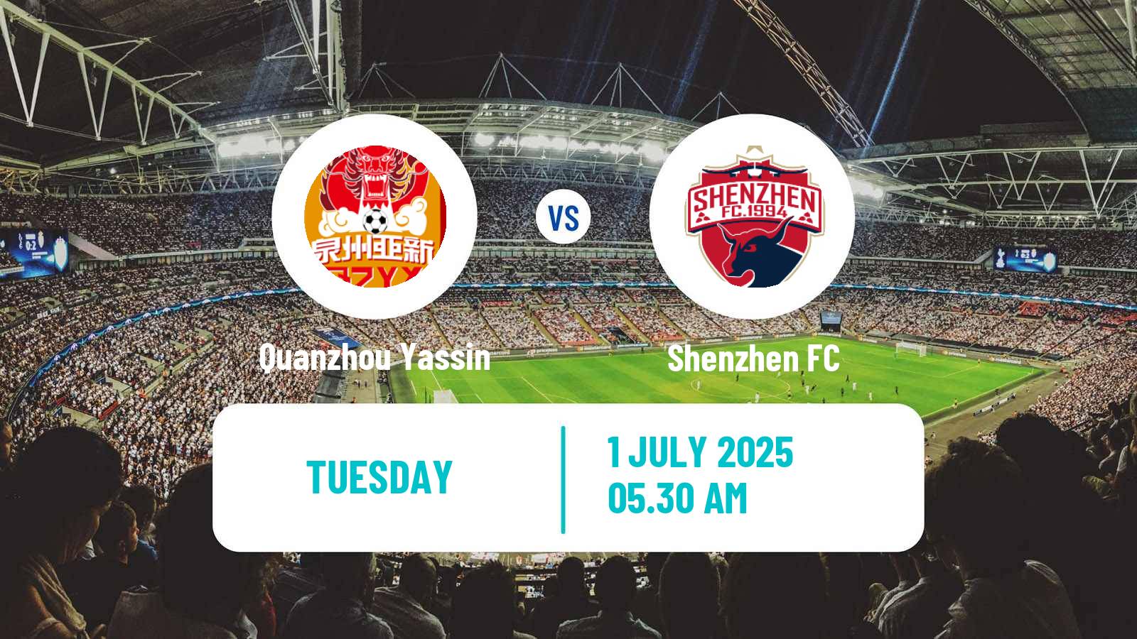 Soccer Chinese Yi League Quanzhou Yassin - Shenzhen