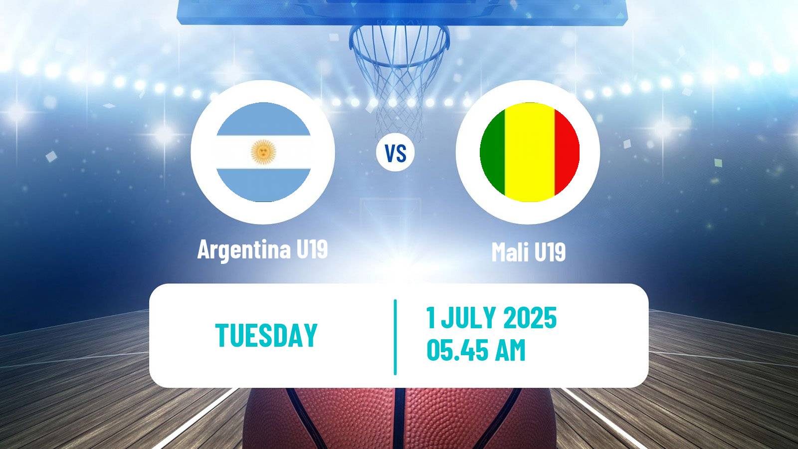Basketball World Championship U19 Basketball Argentina U19 - Mali U19
