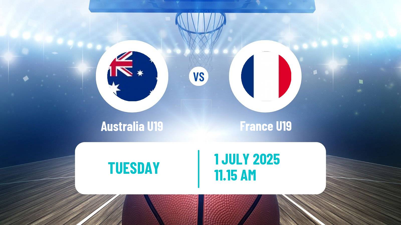 Basketball World Championship U19 Basketball Australia U19 - France U19