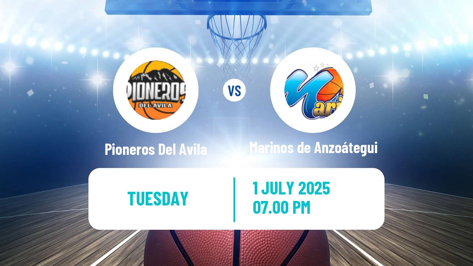 Basketball Venezuelan Superliga Basketball Pioneros Del Avila - Marinos de Anzoátegui