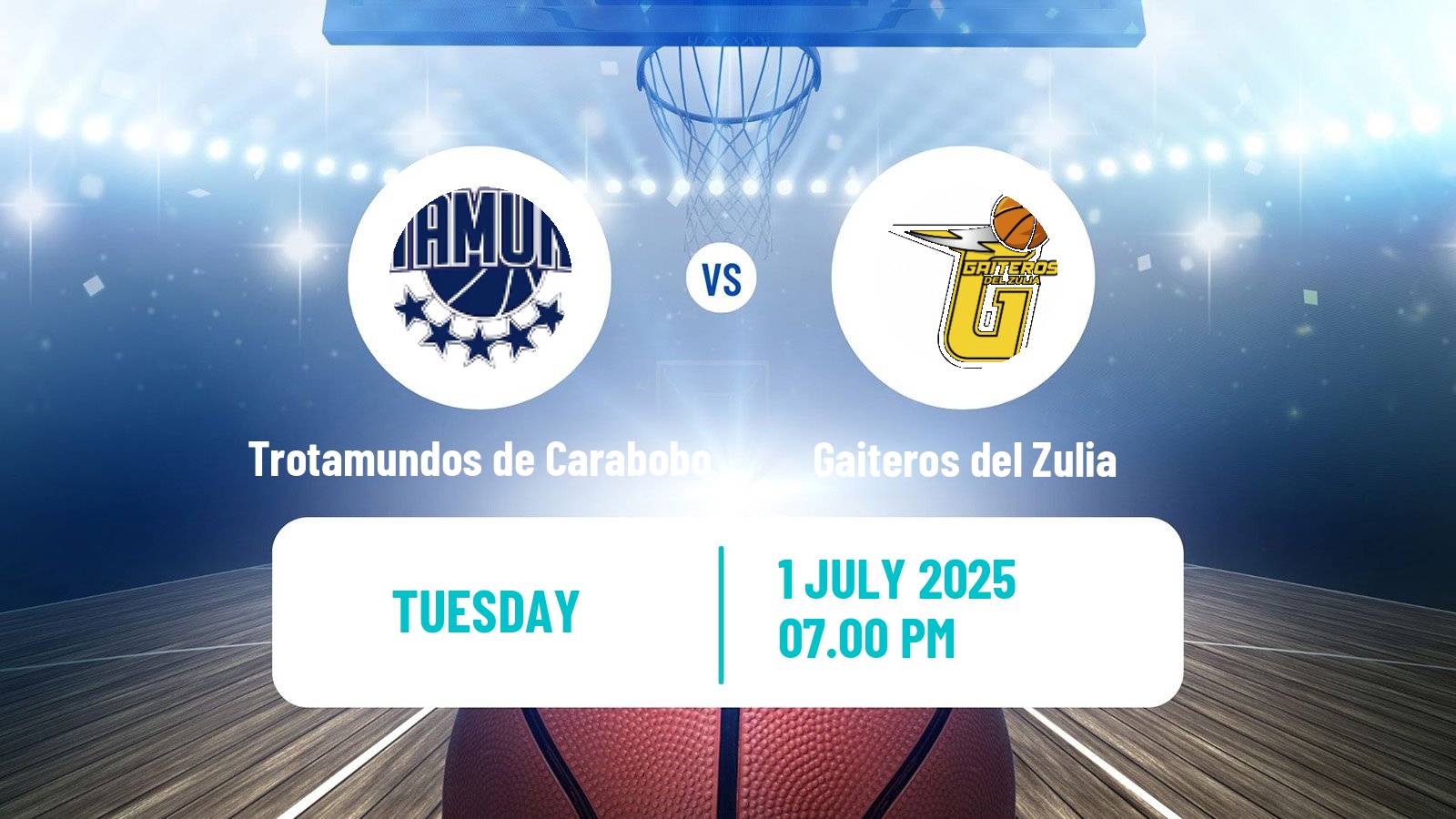 Basketball Venezuelan Superliga Basketball Trotamundos de Carabobo - Gaiteros del Zulia