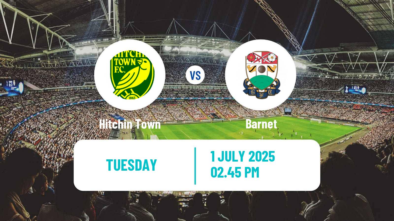 Soccer Club Friendly Hitchin Town - Barnet