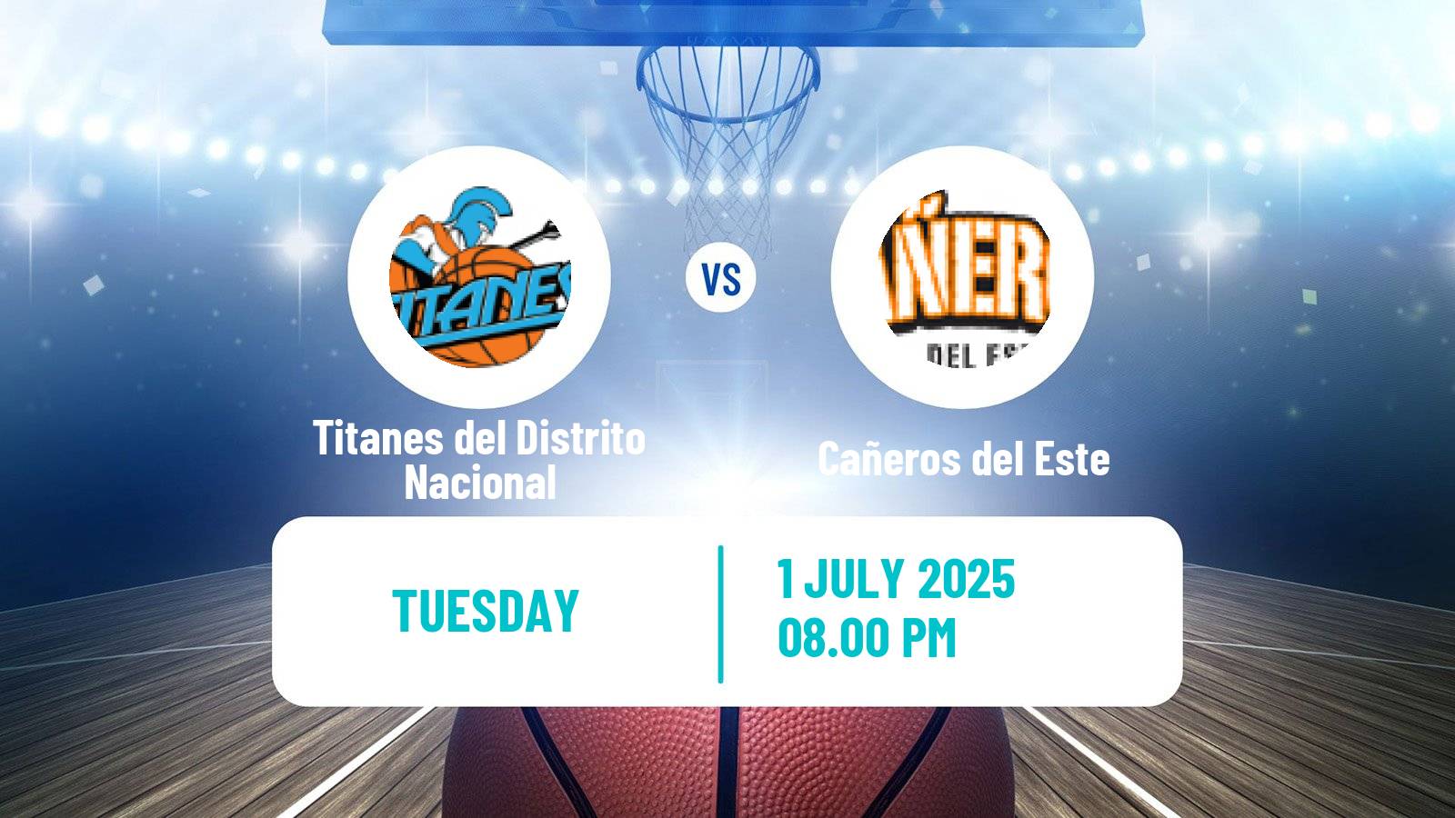 Basketball Dominican Republic LNB Basketball Titanes del Distrito Nacional - Cañeros del Este