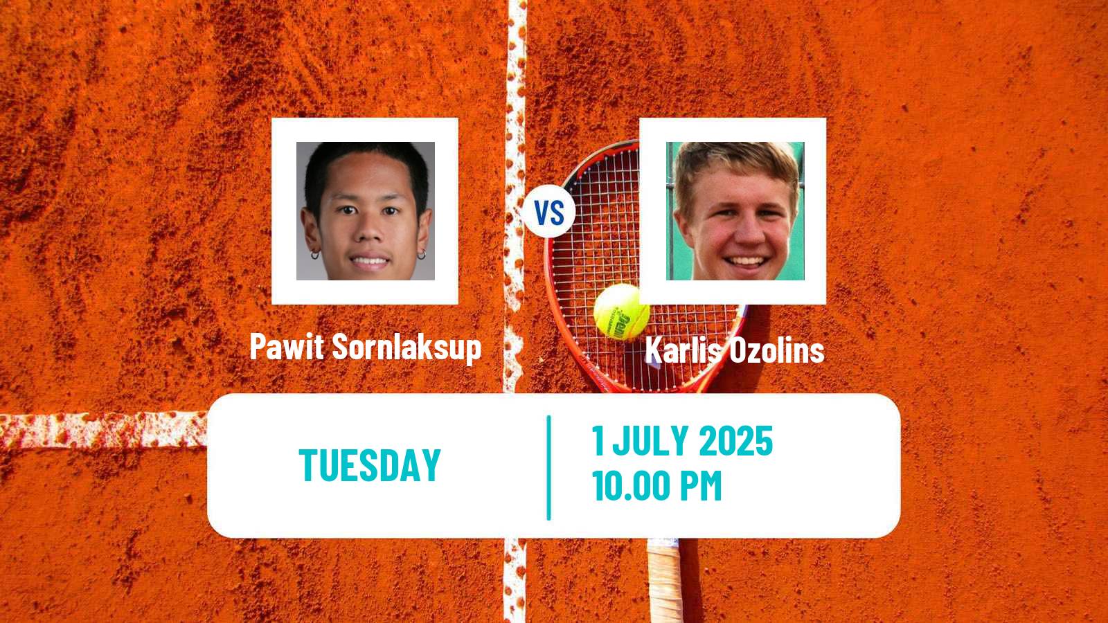 Tennis ITF M15 Maanshan 4 Men Pawit Sornlaksup - Karlis Ozolins