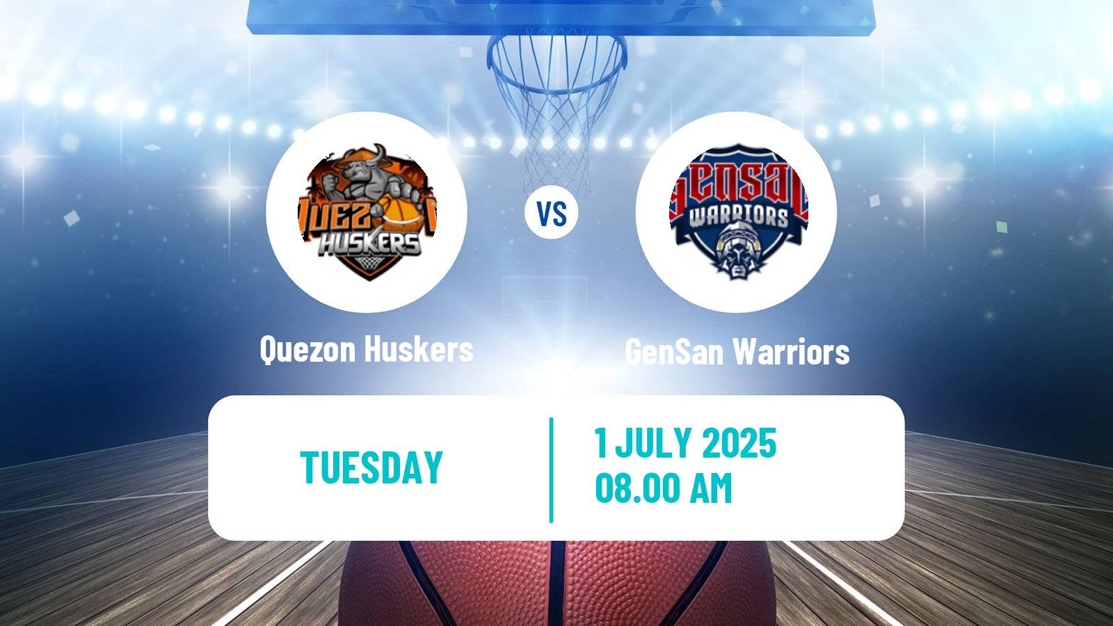 Basketball Philippines MBPL  Quezon Huskers - GenSan Warriors