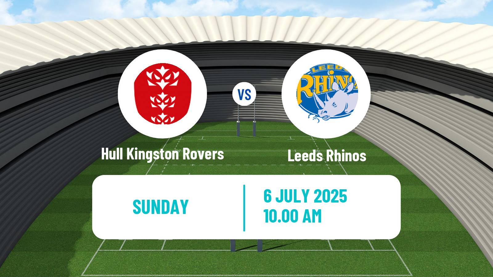 Rugby league Super League Rugby Hull Kingston Rovers - Leeds Rhinos
