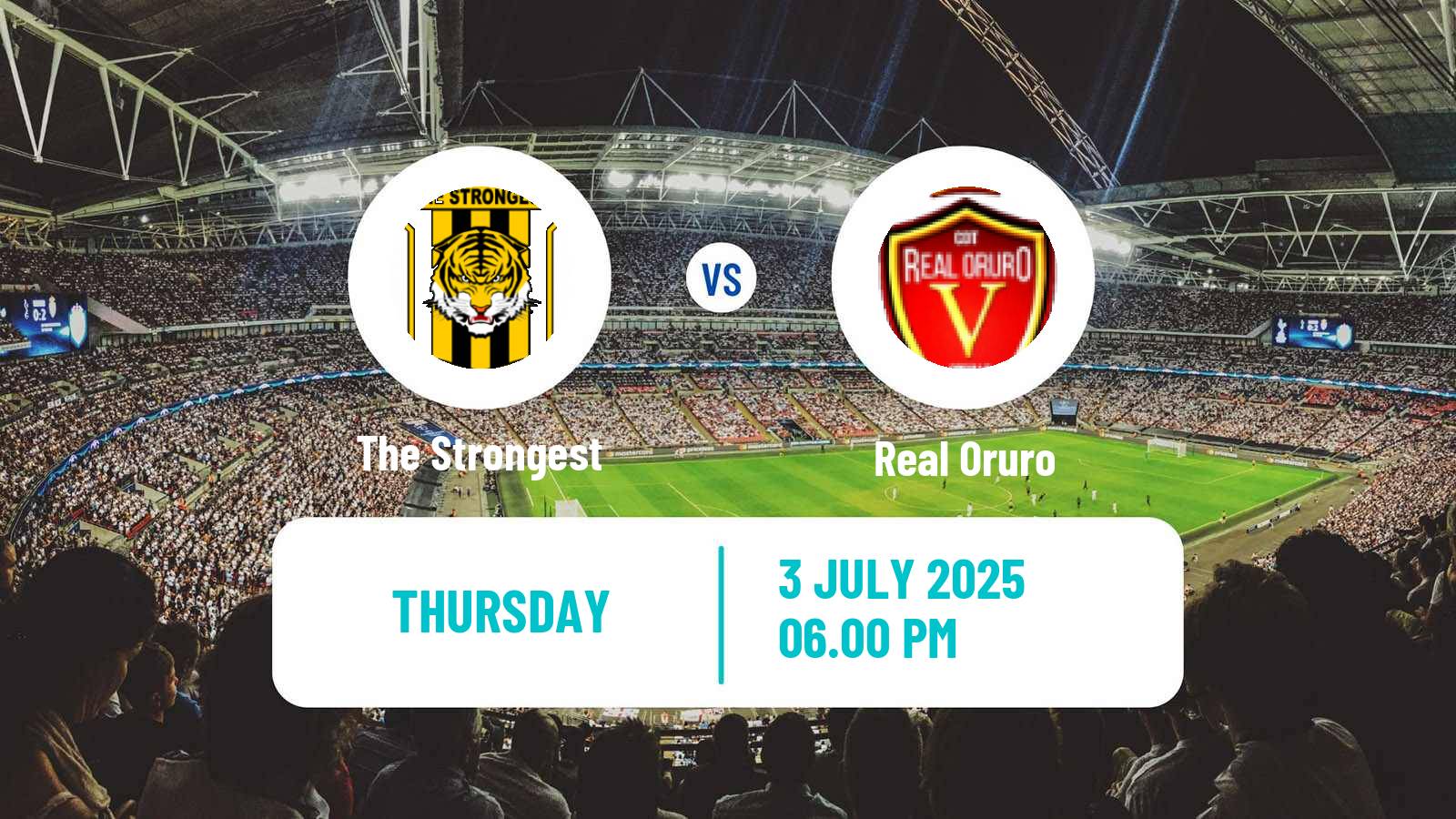 Football Bolivian League Cup The Strongest - Real Oruro