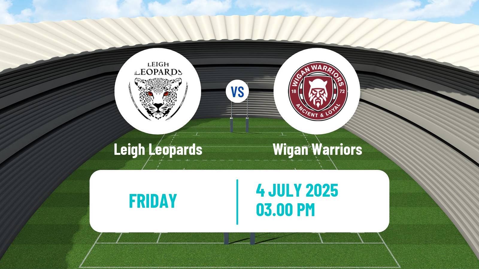 Rugby league Super League Rugby Leigh Leopards - Wigan Warriors