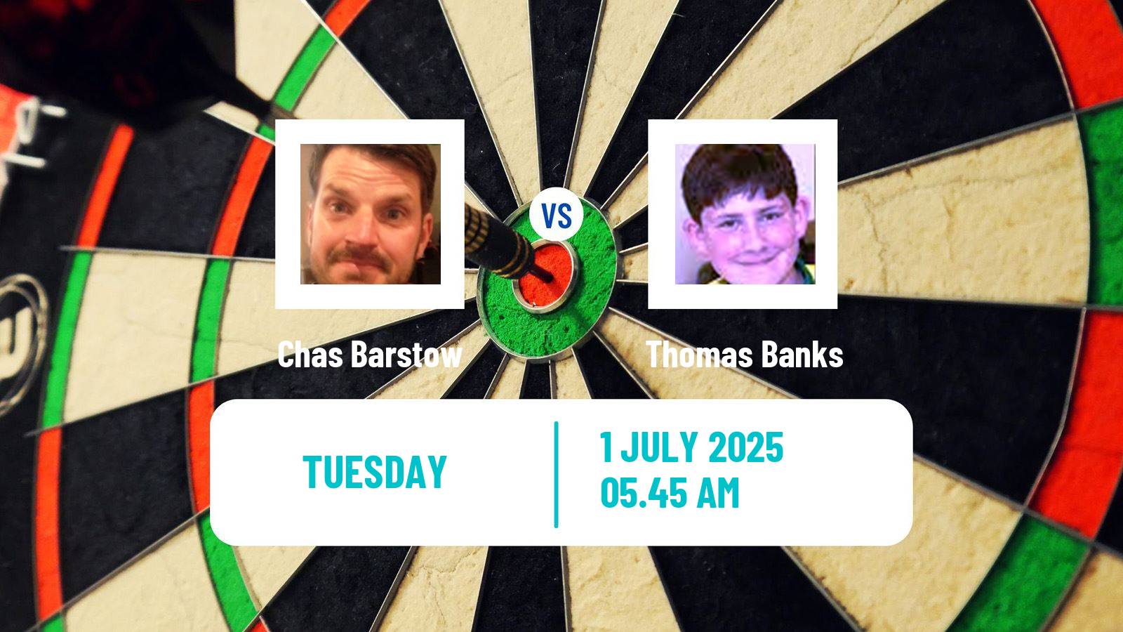 Darts Modus Super Series Chas Barstow - Thomas Banks