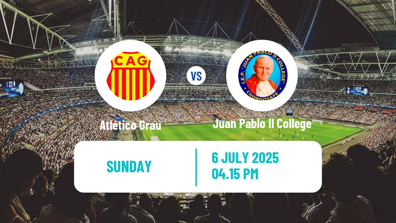 Football Peruvian Liga 1 Atlético Grau - Juan Pablo II College
