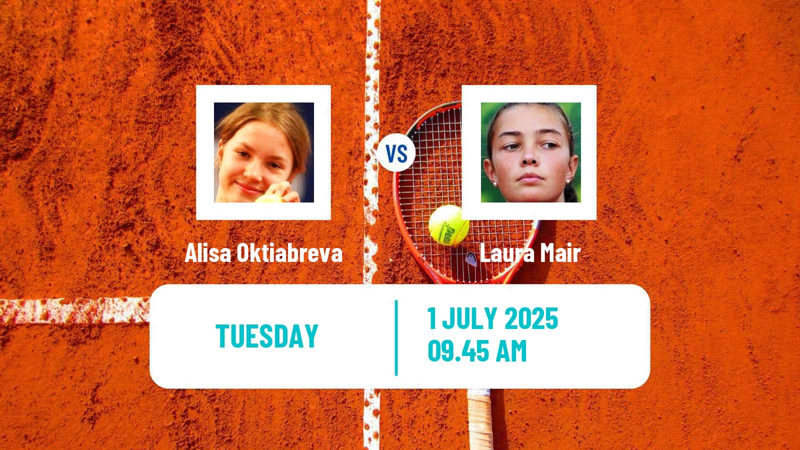 Tennis ITF W35 Rome Women Alisa Oktiabreva - Laura Mair
